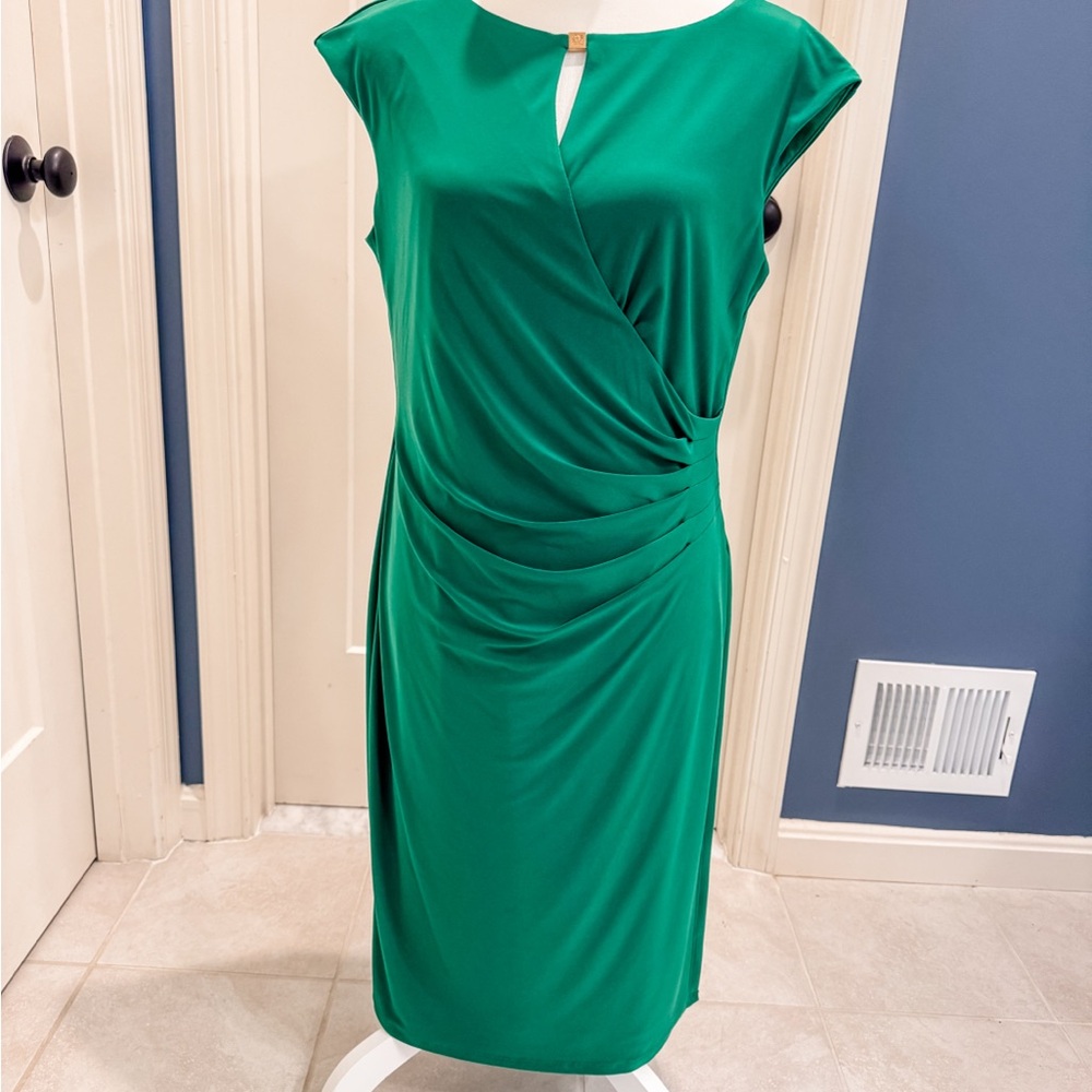 Anne Klein Green Dress Size 10